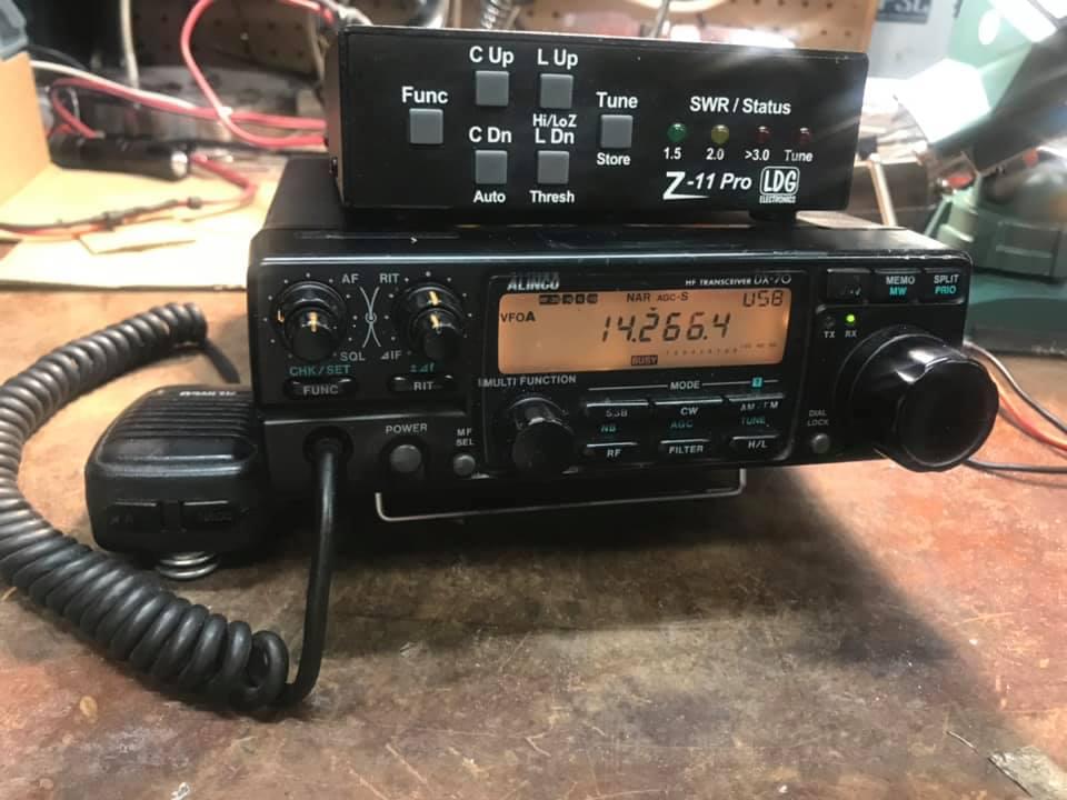 Alinco DX 70 with LDG Tuner Facebook Ham Radio Stop Classifieds